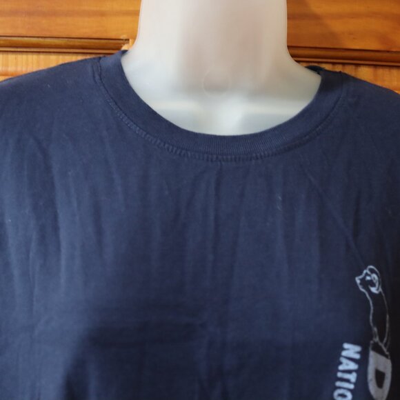 L.A.T NAvy Blue Denali National Park Alaska Long Sleeve T-Shirt LG - Picture 3 of 12